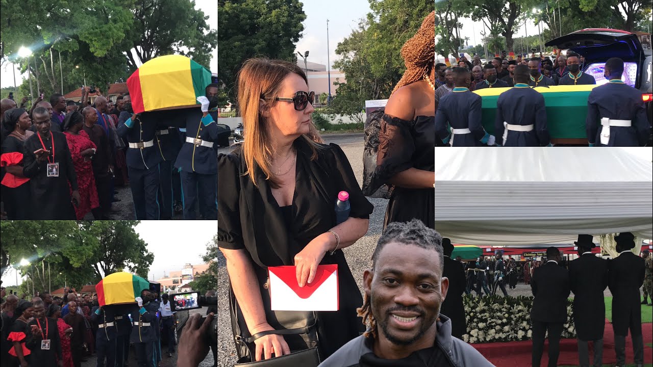 Wife & family of Christian Atsu in tears as body arrives for final funeral rite 😭