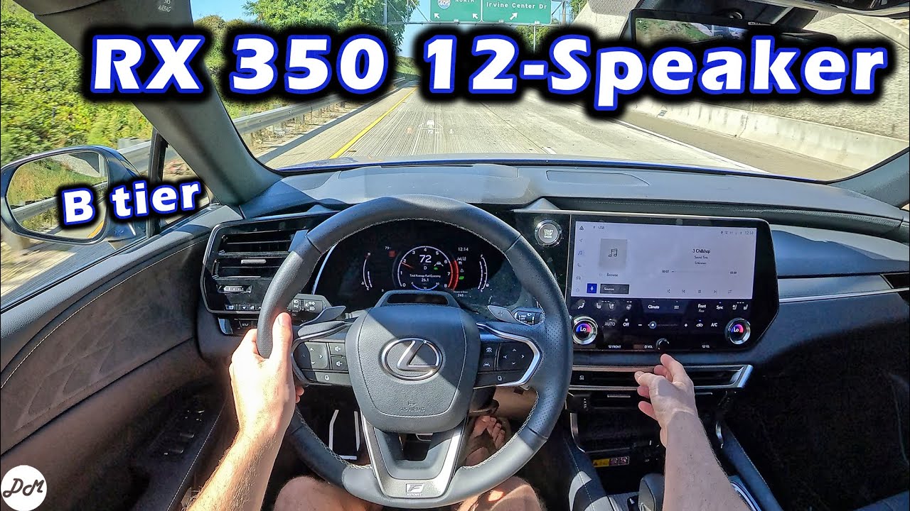 Lexus RX 2023 года — обзор базовой аудиосистемы с 12 динамиками