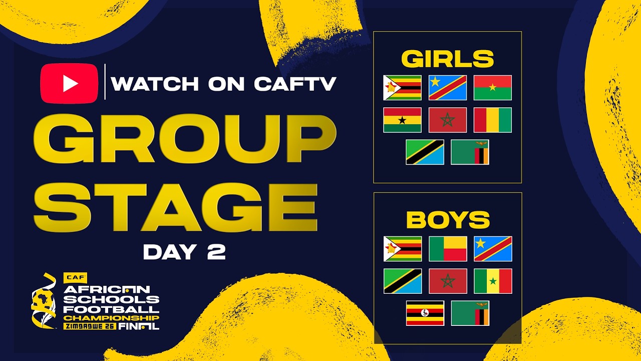 CAF African Schools Football Championship Continental Finals - Zimbabwe 2026 - (Group Stage) - Day 2