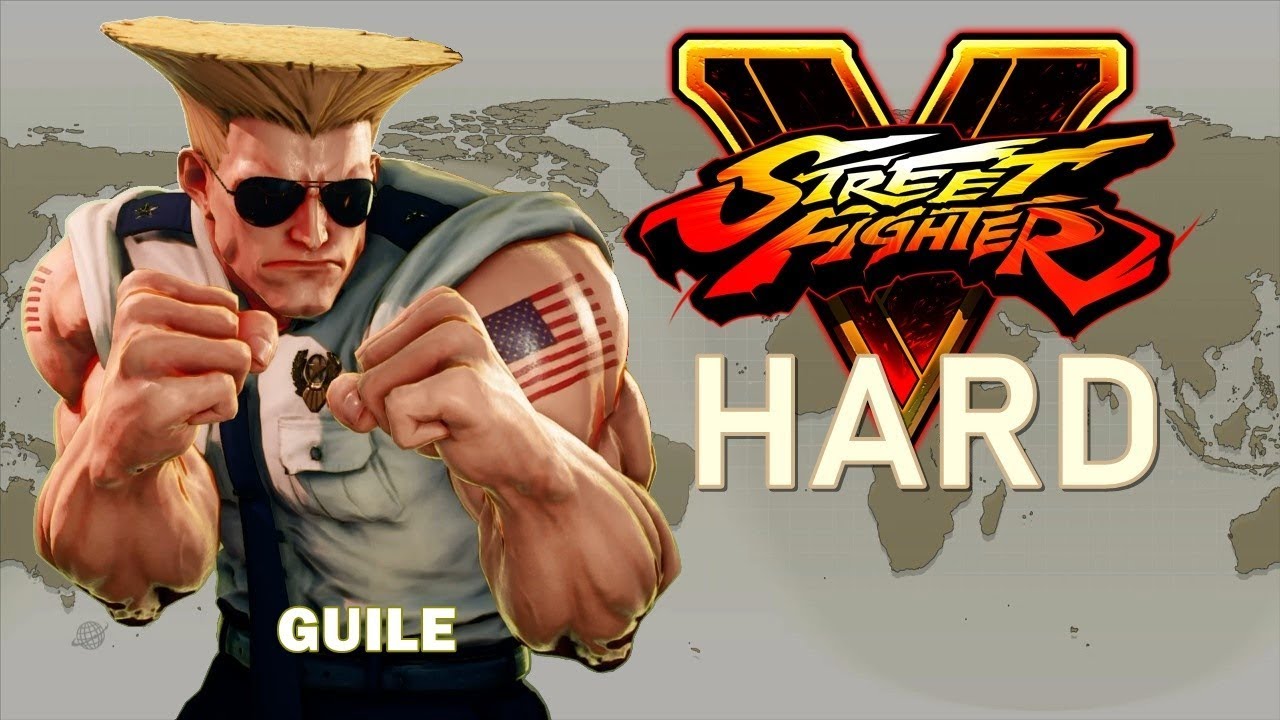 Street Fighter V - Guile Arcade Mode (HARD)