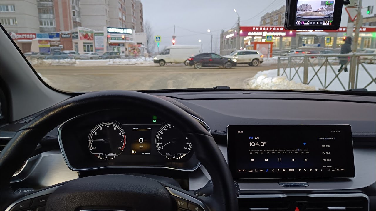 Geely Coolray победитель снега и льда