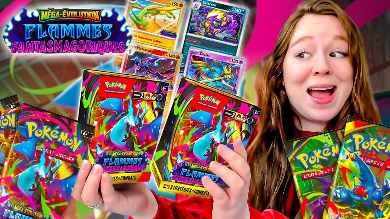 AVANT PREMI&Egrave;RE ! OUVERTURE DE 12 BOOSTERS POK&Eacute;MON FLAMMES FANTASMAGORIQUES ! 🔥