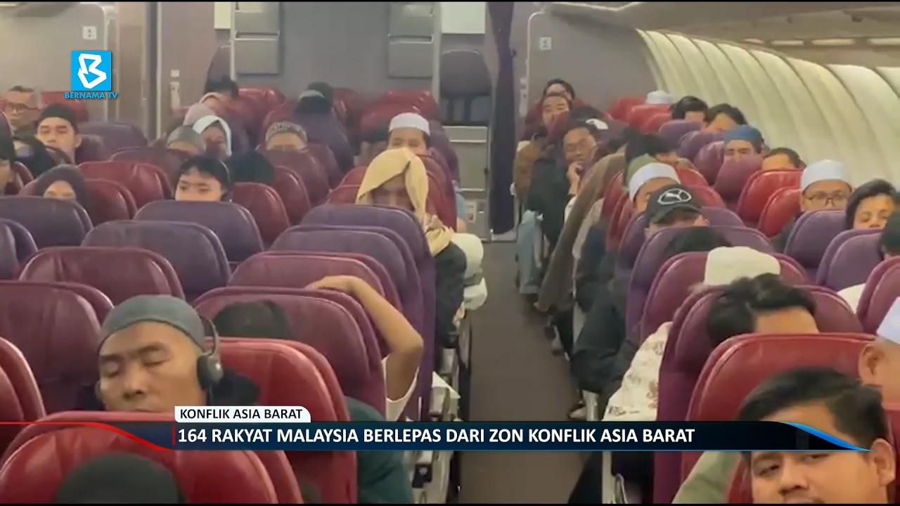 164 rakyat Malaysia berlepas dari zon konflik Asia Barat