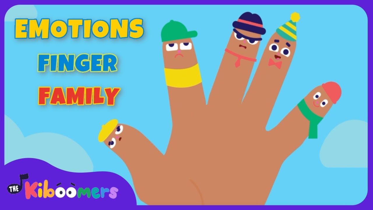 Emotions Finger Family Song - Happy or Sad? Exploring Feelings for Kids by The Kiboomers Kid Songs