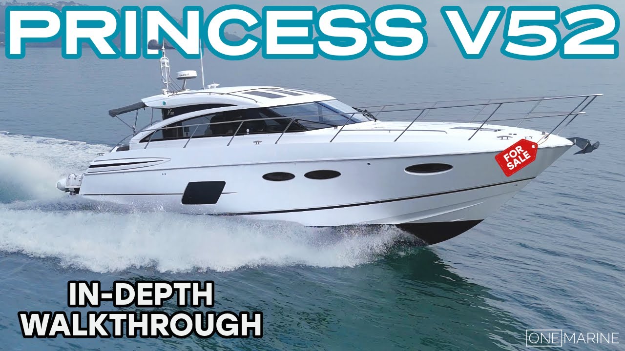 ЭКСКЛЮЗИВНЫЙ ОПЫТ ЯХТЫ PRINCESS V52 – ПРОДАЕТСЯ ЗА 449 950 ФУНТОВ СТЕРЛИНГОВ!