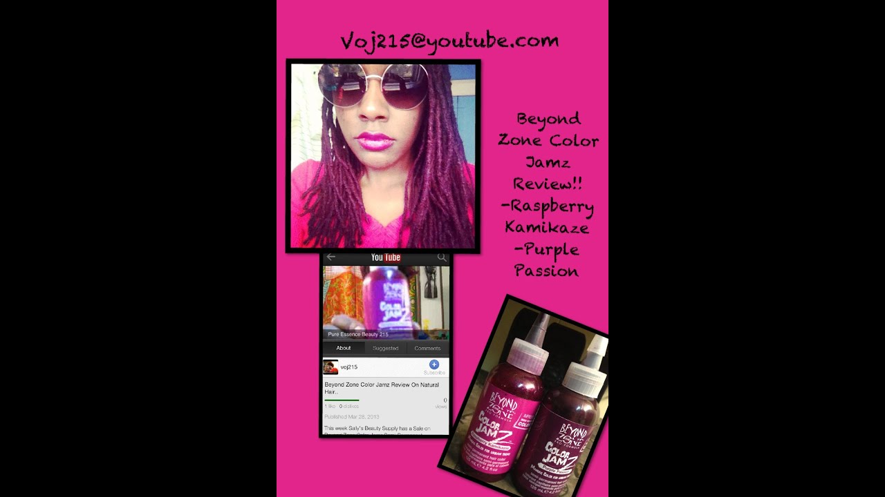 Beyond Zone Color Jamz Review On Natural Hair..