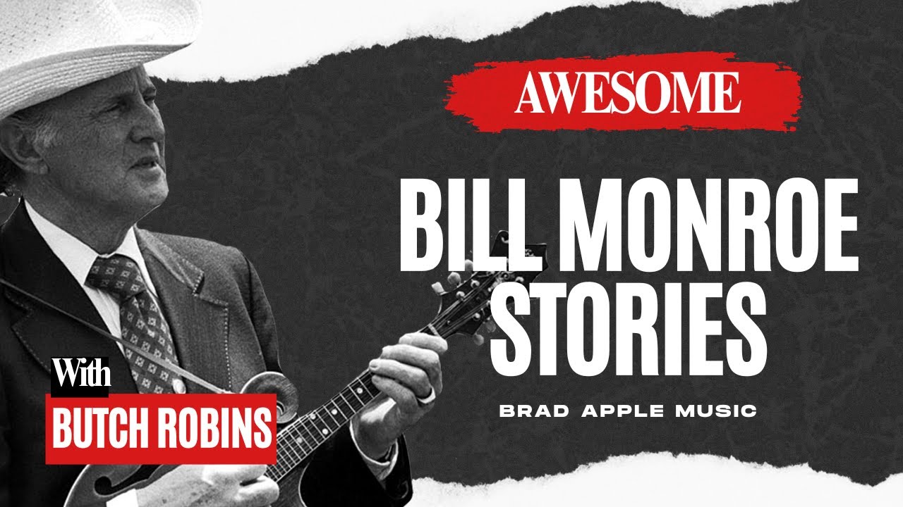 AWESOME Bill Monroe Stories!  With Bluegrass Boy, Butch Robins