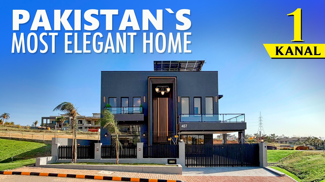 1 Kanal Ultra Luxury House Tour | Solar + Water Bore + Margalla Views - Pakistan&rsquo;s Most Elegant Home