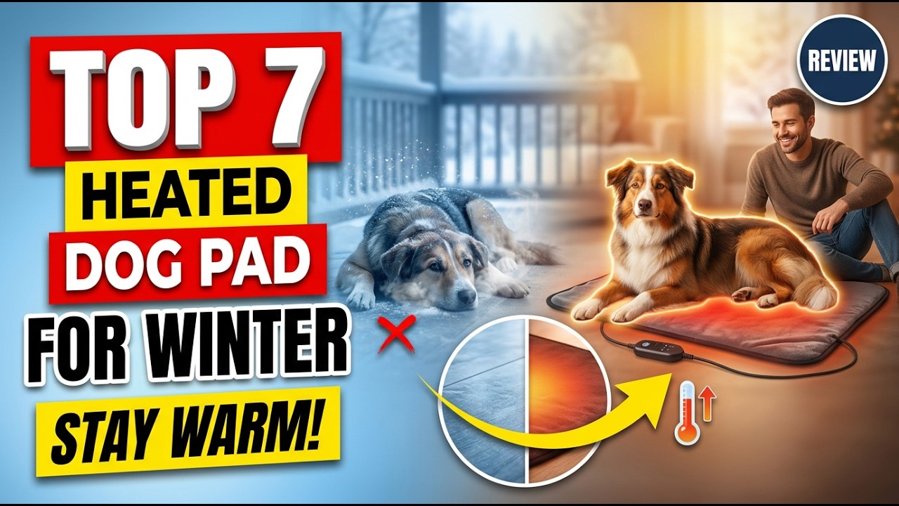 Top 7 best heated dog pad for winter review (Exclusive) warm sleep guide 2026