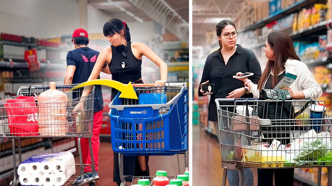 BROMA ROBÁNDOLE LAS COMPRAS A DESCONOCIDOS
