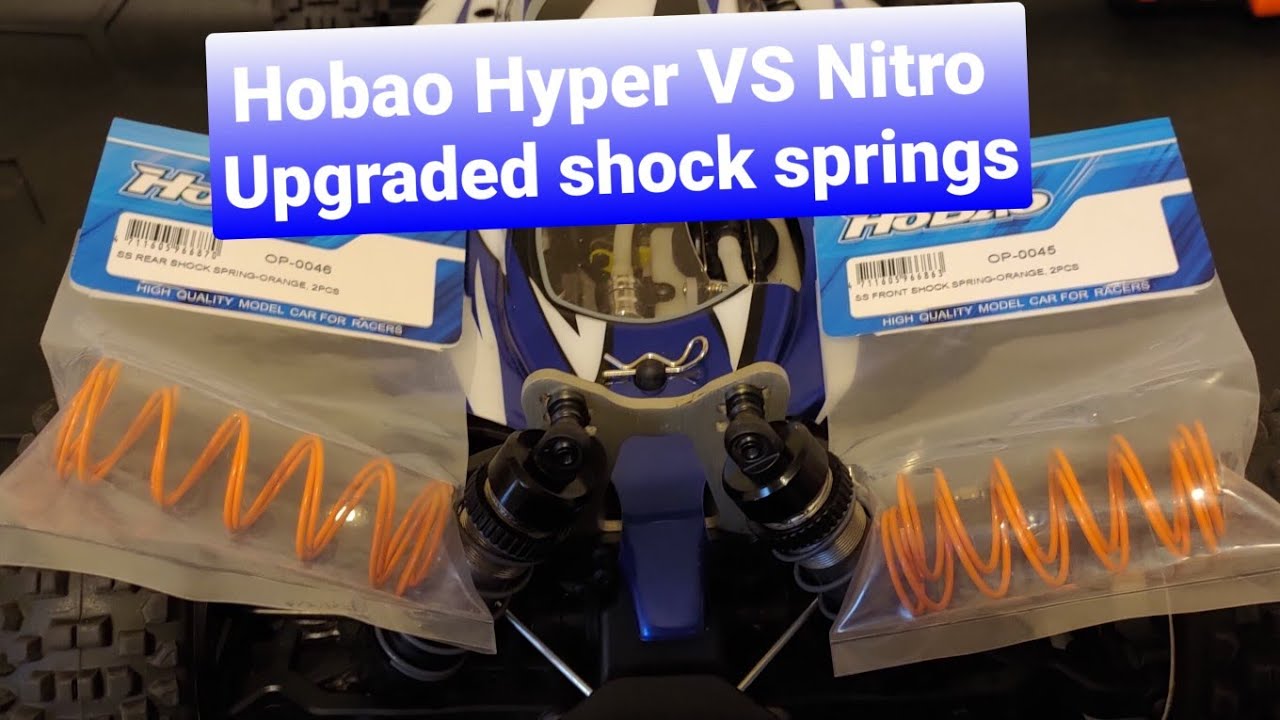 Hobao Hyper VS nitro .21 upgrade shock springs OP-0046 OP-0045 on stock shocks