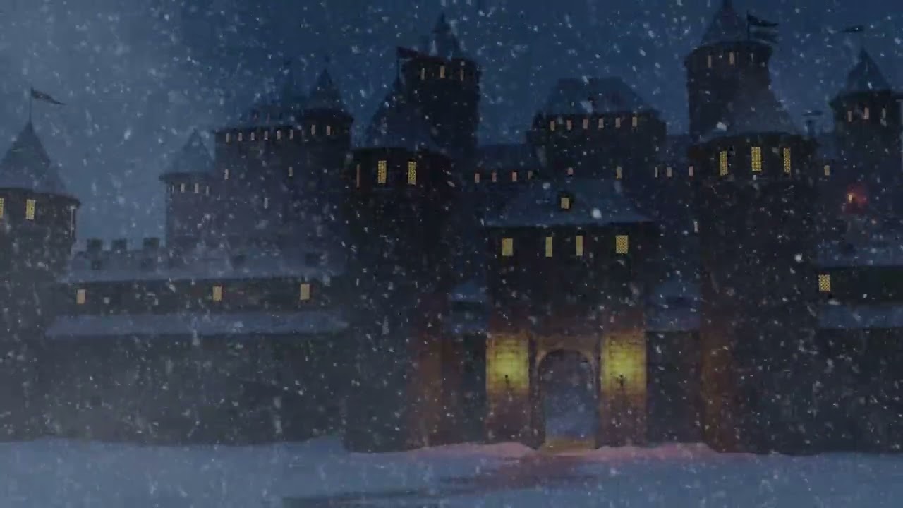 Winter Storm Rages Outside Your Medieval Castle Chamber: Howling Blizzard Sounds For A Deep Sleep