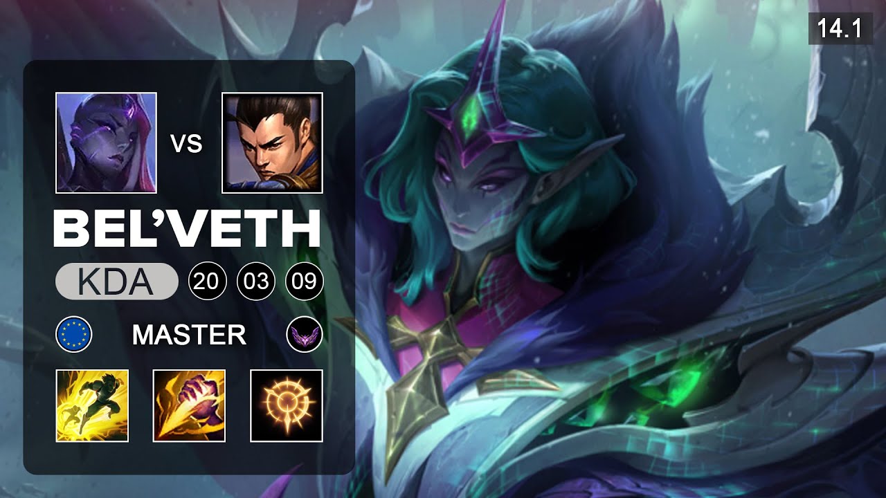 Bel'Veth vs XinZhao Jungle - EUW Master - Patch 14.1 Season 14