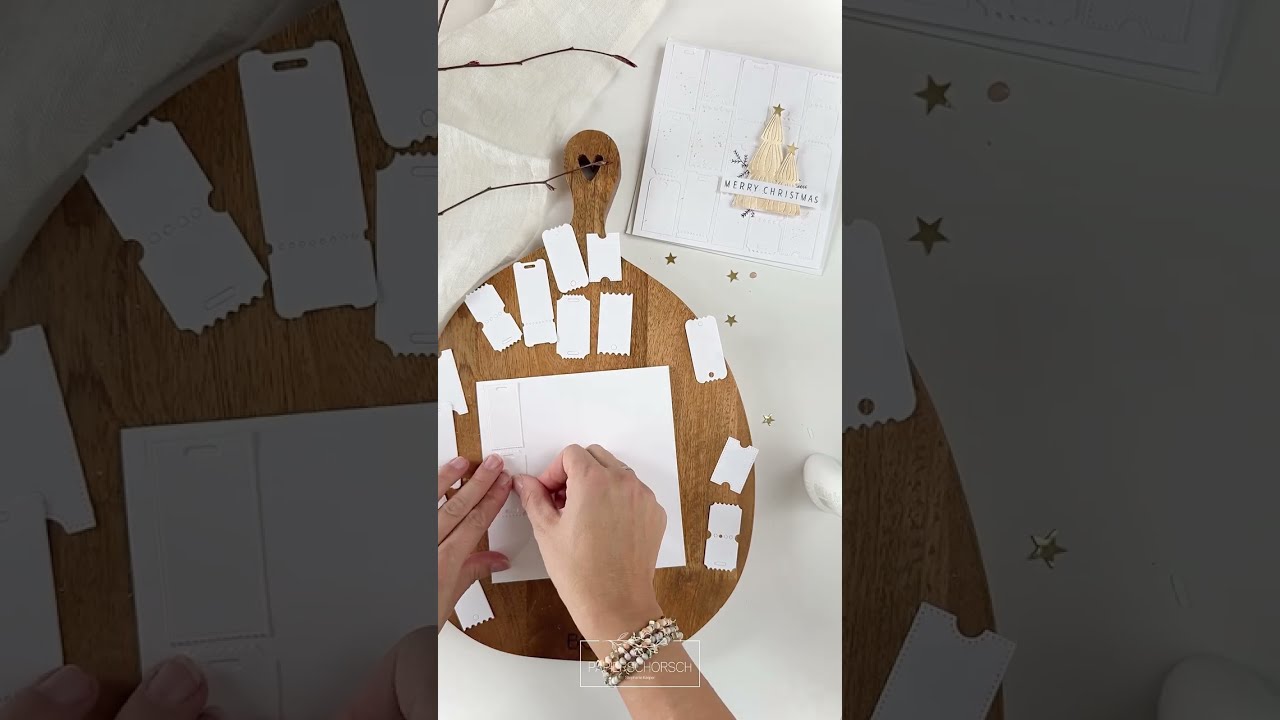 Creative Depot - Creativity connects - Scandi fir tree with Christmas icons #creativedepot #shorts