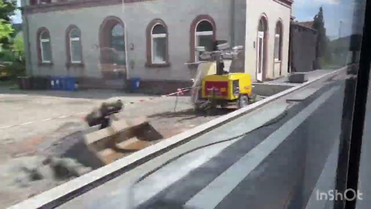 Westfrankenbahn zum Bahnhof Bad Mergentheim