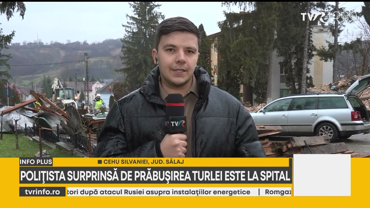 Antonio Miclea, în direct de la locul părbușirii parțiale a unei biserici la Cehu Silvaniei