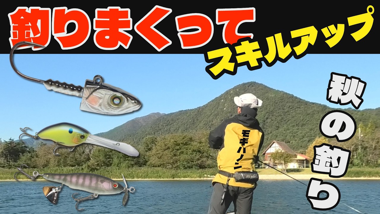 釣りまくってスキルアップ！琵琶湖秋の釣り　モギハノン・舞木雅和　琵琶湖バス釣り　ニシネルアーワークス　ノースフォークコンポジット　スメルトヘッド　バスフィッシング　ブラックバス