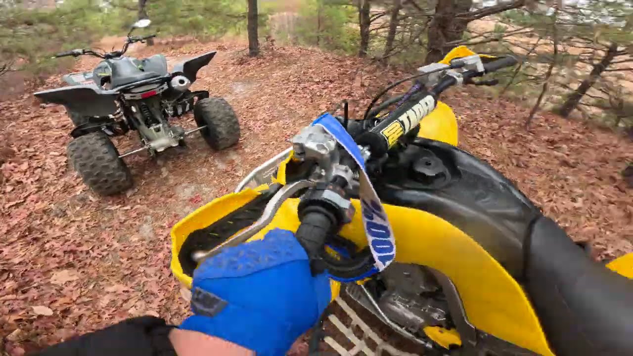 Riding trails in NJ (cops chasing us) PT1