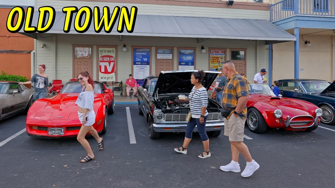 Old Town Kissimmee Walk | Classic Florida Atmosphere