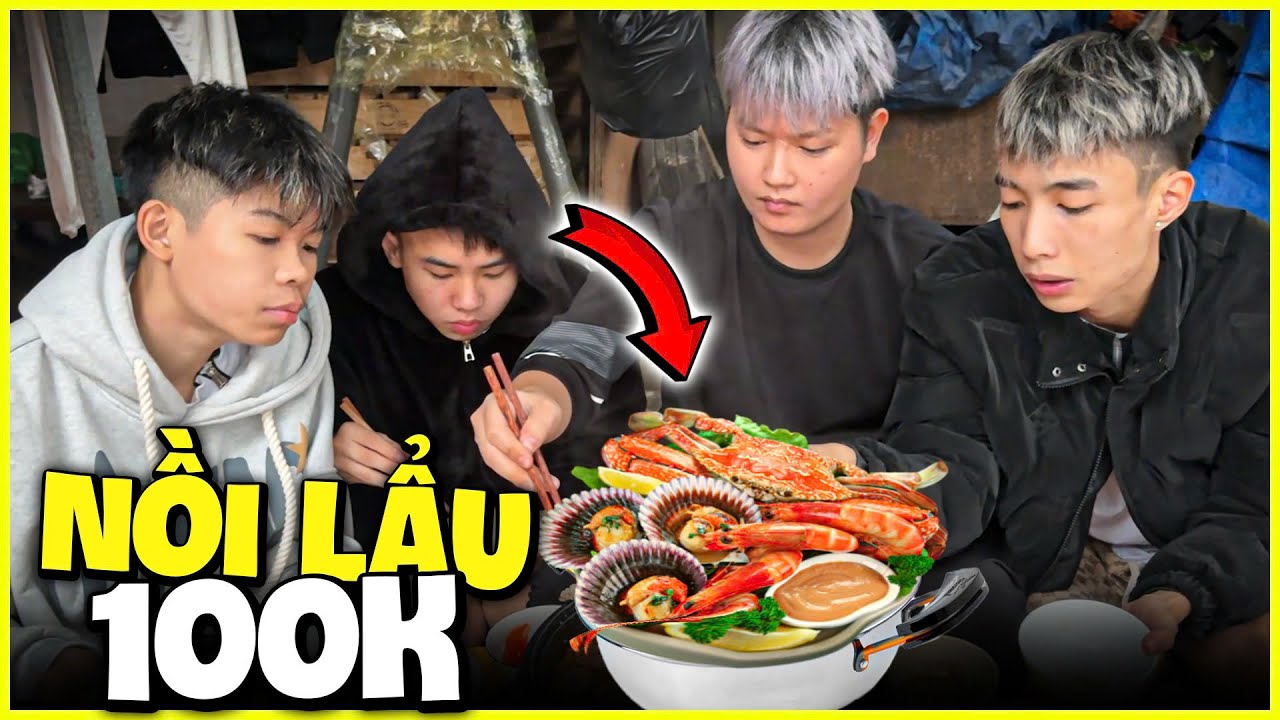 Văn Huỳnh | Đức Mõm Thử Thách Làm Nồi Lẩu 100K Siêu Ngon ???