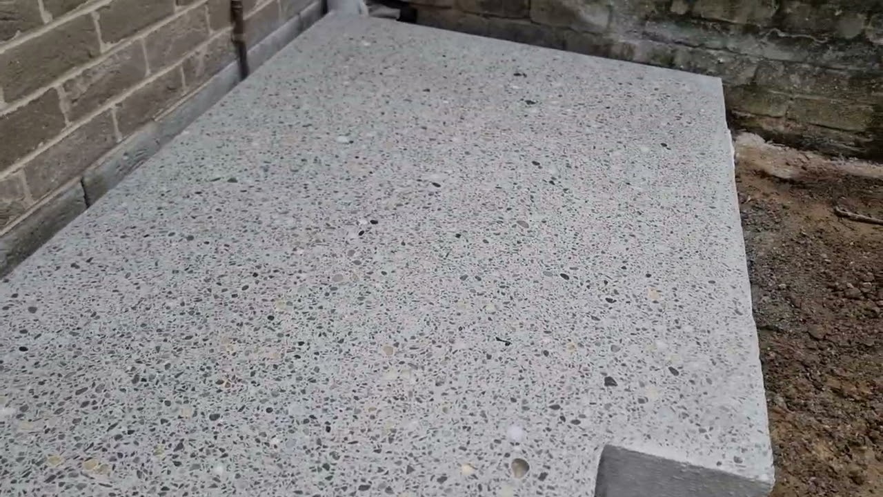 SCP- Honed Concrete. Exposed Aggregate Finish. Five Dock. 