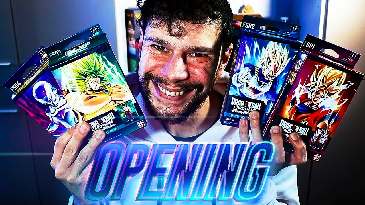 Apro TUTTI gli STARTER del NUOVO CARD GAME di Dragon Ball! DBSCG FUSION WORLD