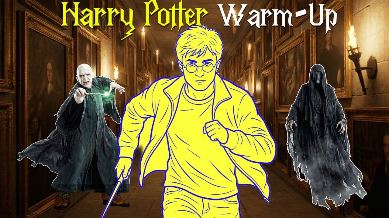 INTERACTIVE HARRY POTTER UNIVERSE WARM UP | IMMERSIVE WORKOUT & HUMAN TETRIS