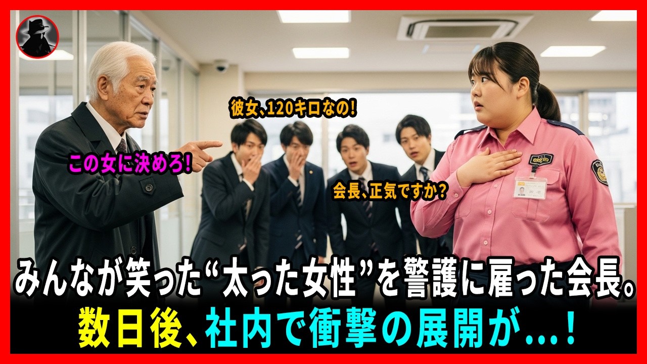 「3月12日」120kgの太った女性をボディーガードに雇った賢い会長。皆は嘲笑したが、数日後…誰も笑えなくなった。#動エピソード#老後の物語 #家族の物語 