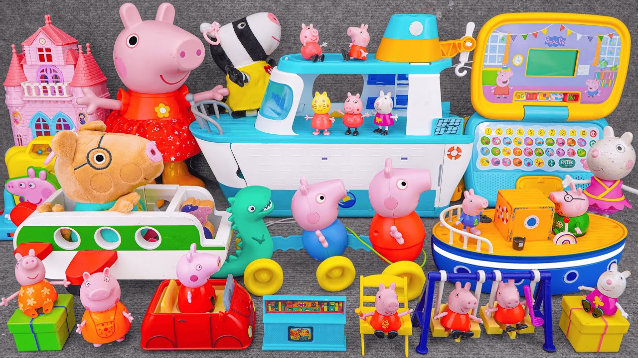 94 Minutes of Satisfying ASMR Unboxing | Adorable Peppa Pig Luxury Cruise Ship & Smart Laptop