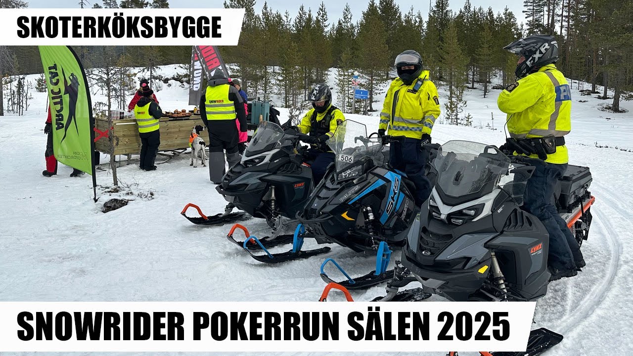 SnowRider TV Ep. 191, Säsong 8 - SnowRider PokerRun Sälen 2025, Skoterköksbygge