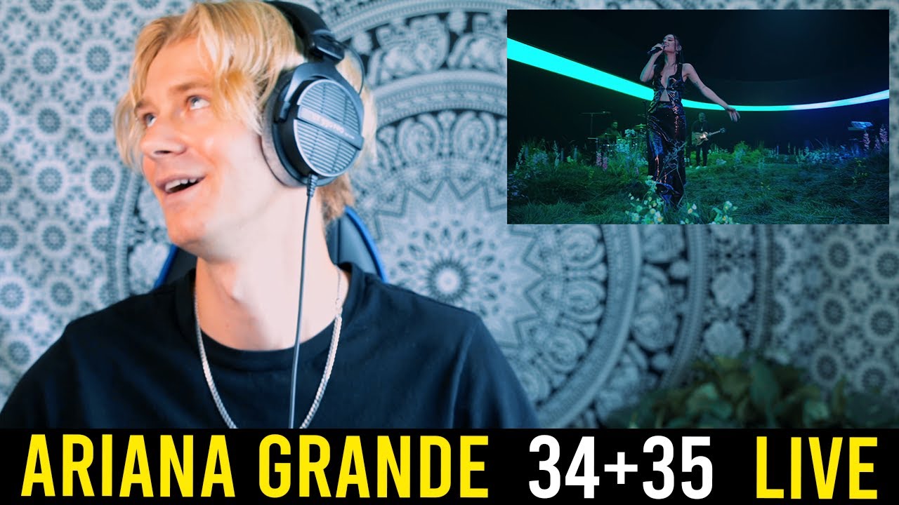 Producer Reacts to Ariana Grande - 34+35 (Official Live Performance)