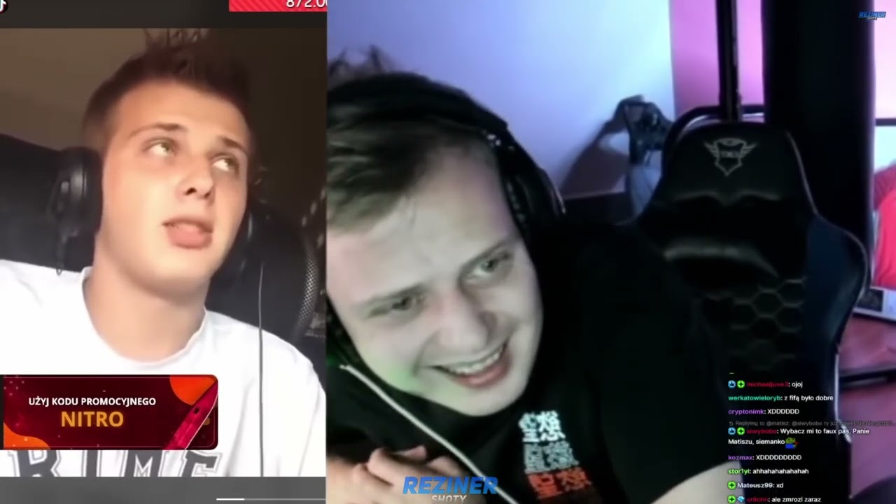 NITRO REAGUJE NA TIKTOKI O SOBIE! | Reziner SHOTY reupload