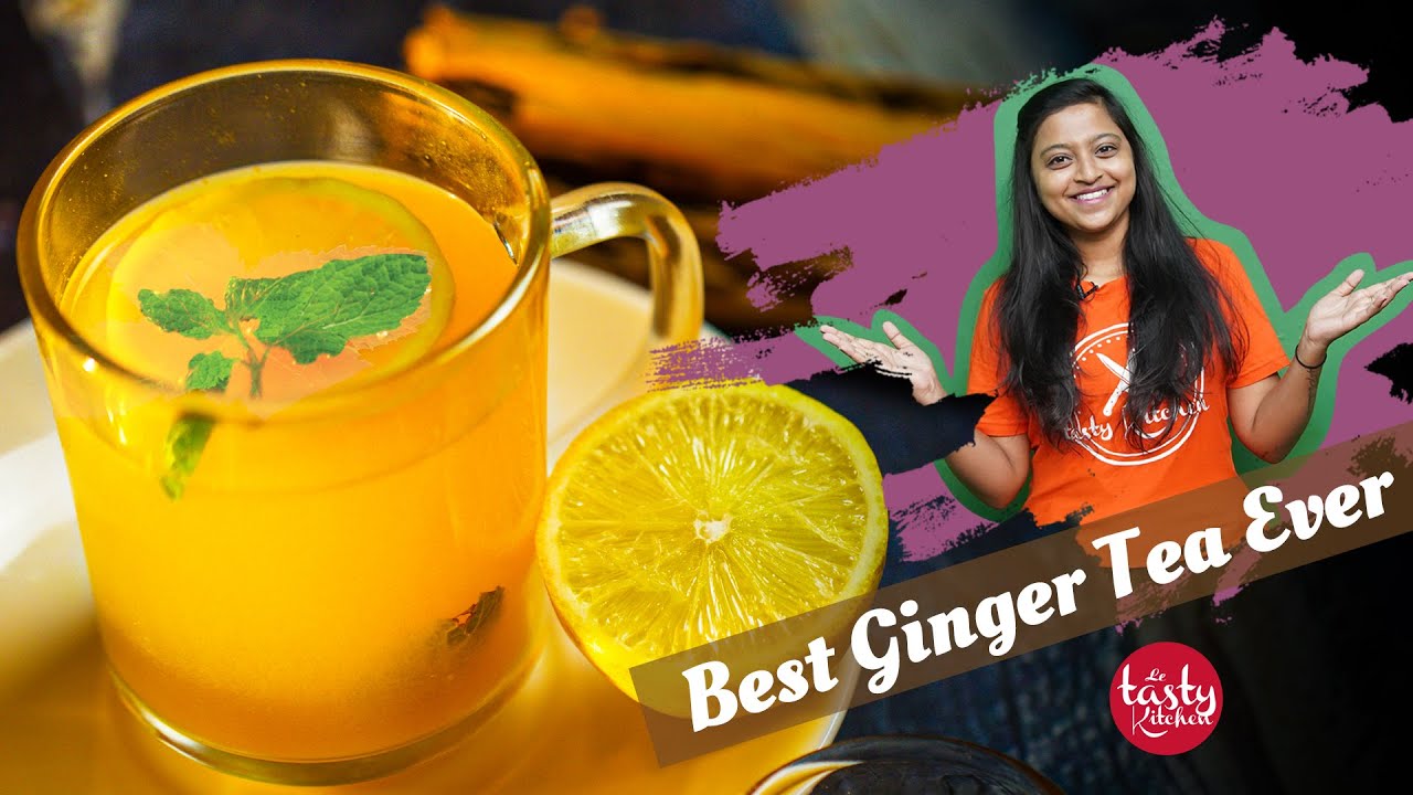 How to Make Ginger Tea | Ginger Turmeric Tea | Ginger Lemon Honey Tea Recipe