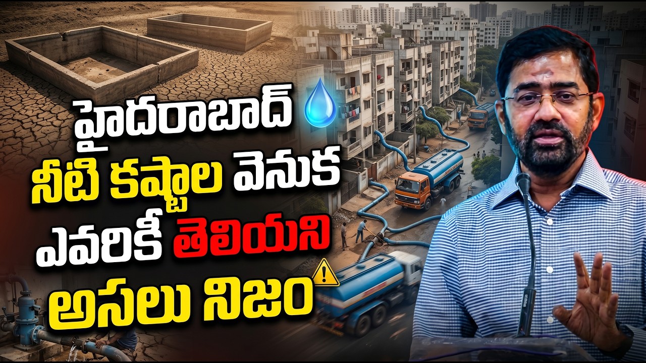 Can Hyderabad Sustain its Growth? The Untold Reality of Our Water Infrastructure | Ashok Reddy IAS