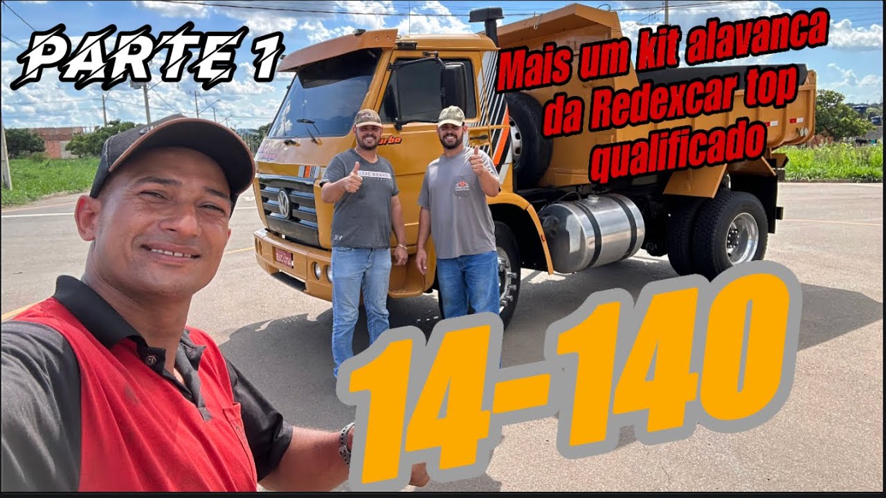 14-140 VW com kit alavanca da Redexcar adaptações parte1