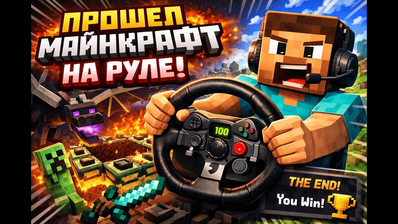 Я ПРОШЕЛ МАЙНКРАФТ На РУЛЕ