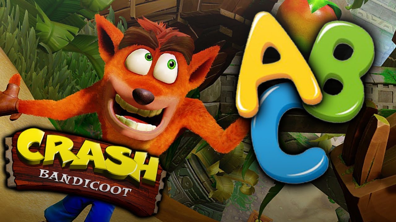 Aprende el Abecedario con Crash Bandicoot