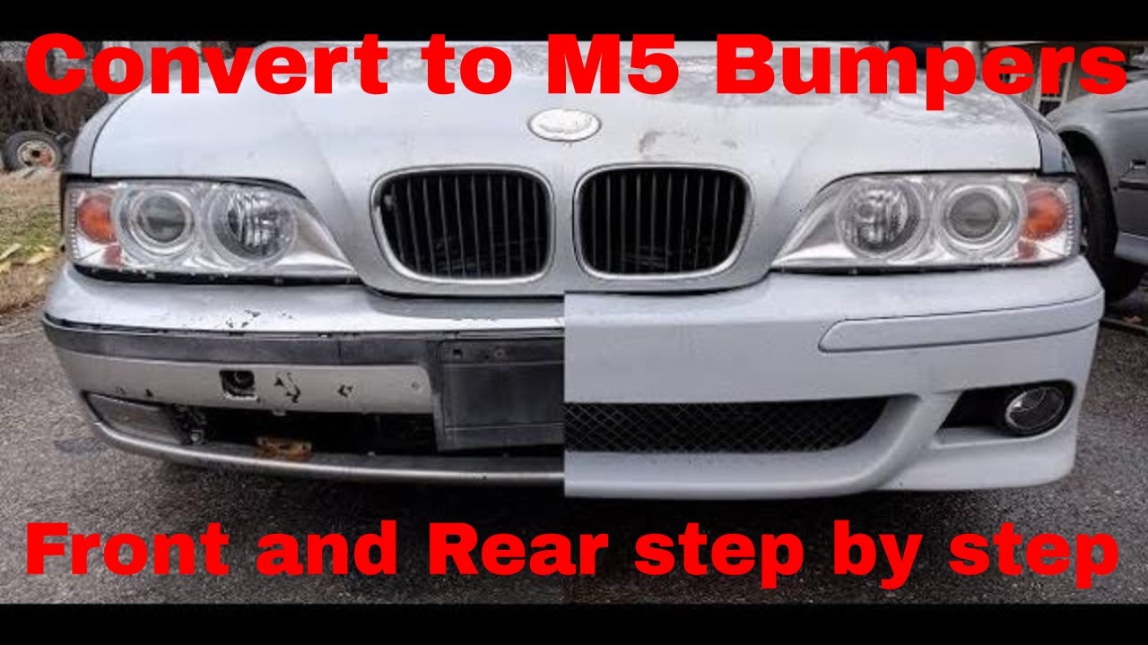 Бампер M5. Превратите бамперы BMW в передние и задние бамперы M5.
