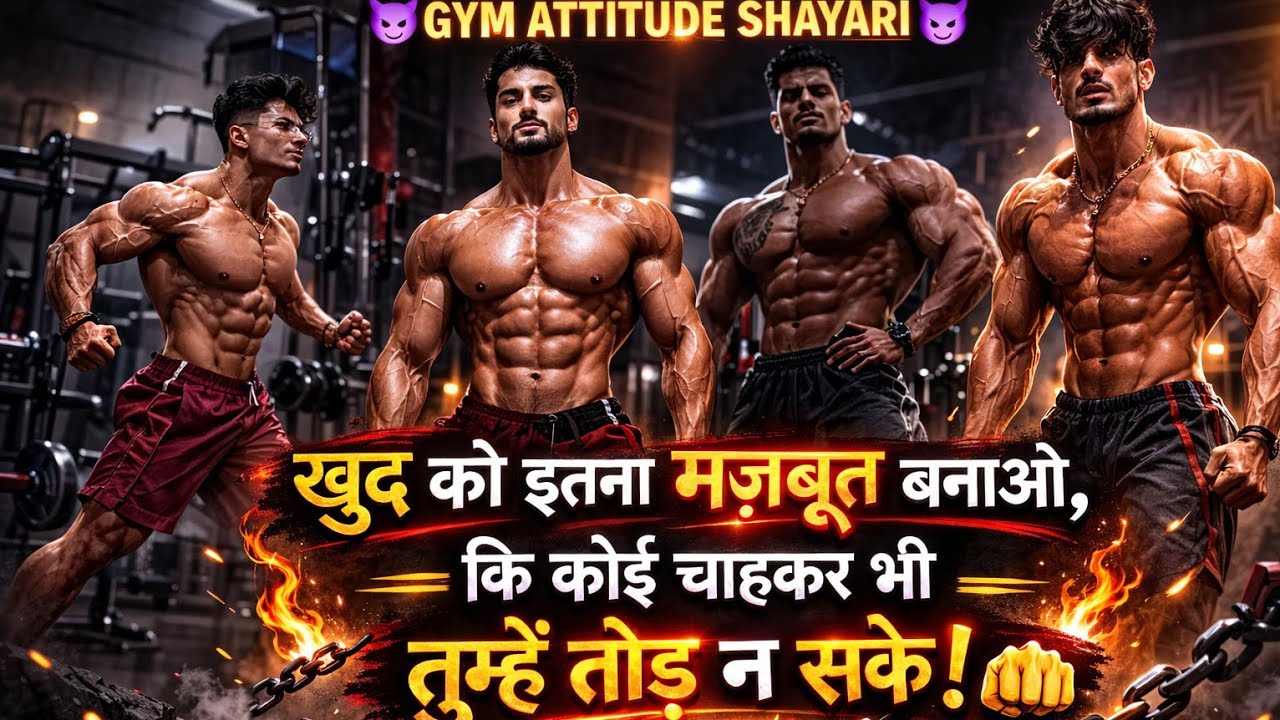 DAY (2) OF CONSISTENCY 👿 GYM Motivation Attitude Sayari Status 👿 Fitness Lover Status 💪💯