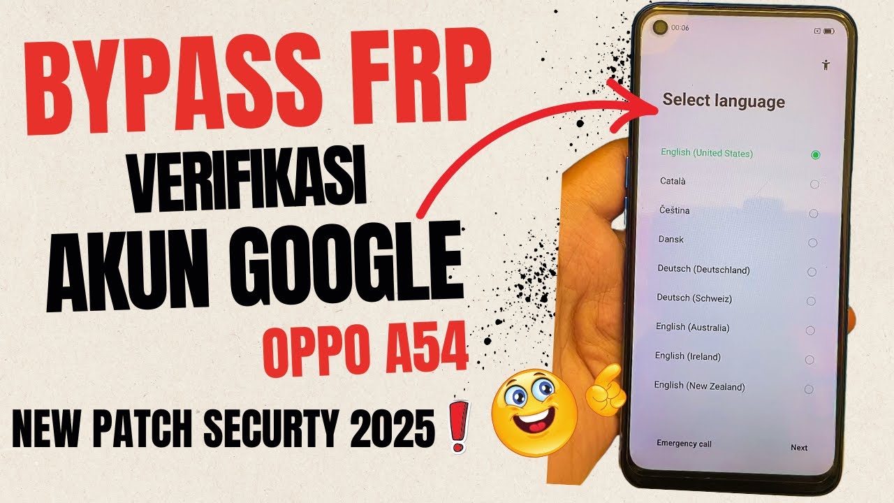Cara bypass frp oppo new patch 2025|| verifikasi akun google oppo a54 terbaru dijamin done!!