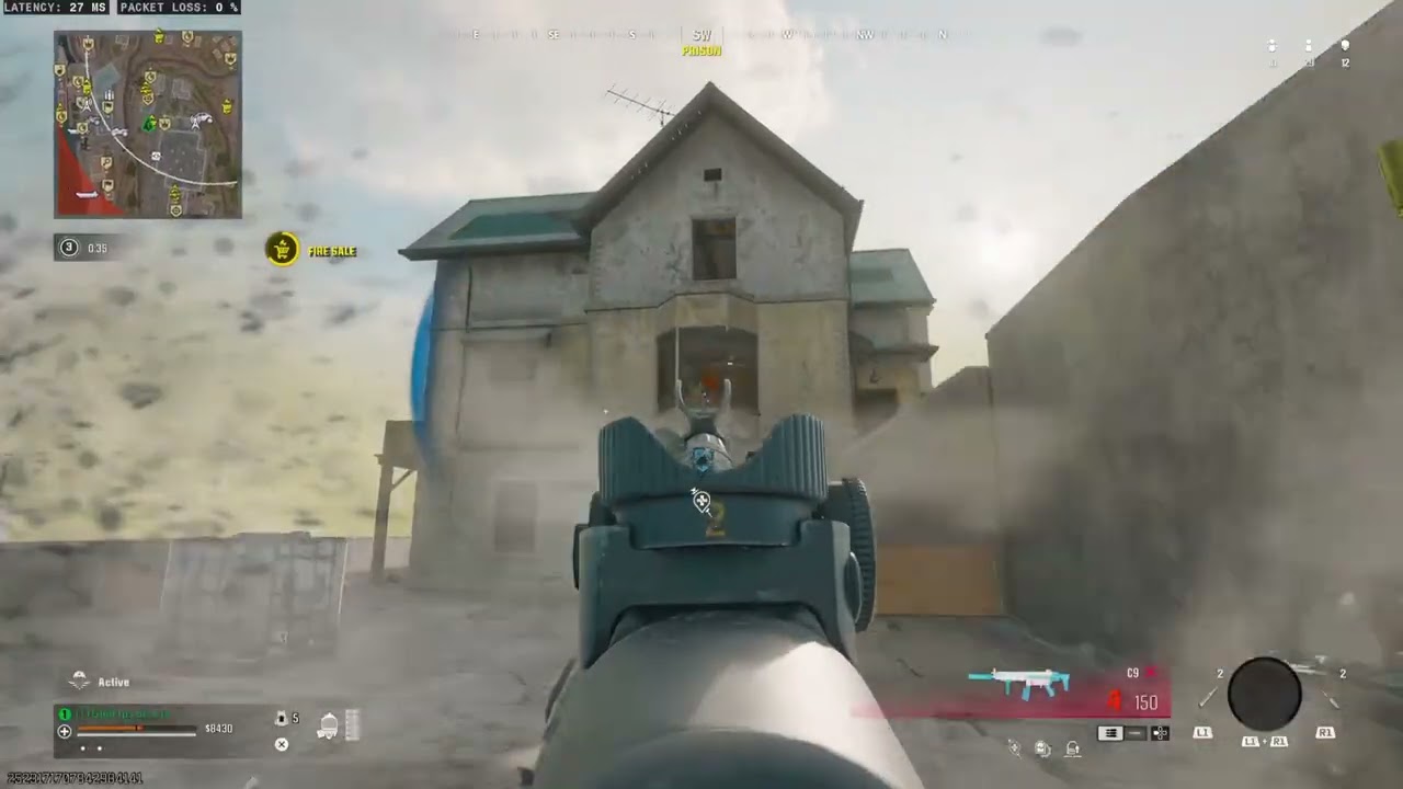 18 kills on a tv with 60fps solo quads