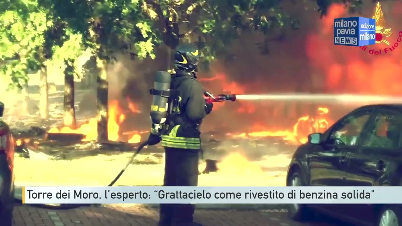 Torre dei Moro, l’esperto: “Grattacielo come rivestito di benzina solida