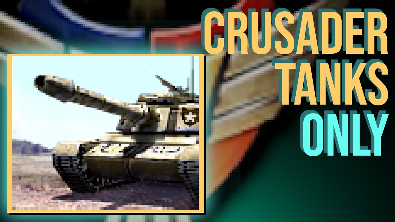 Смогут ли только танки «Крестоносцы» победить брутальный ИИ? — C&C Generals: Single Unit Challenge