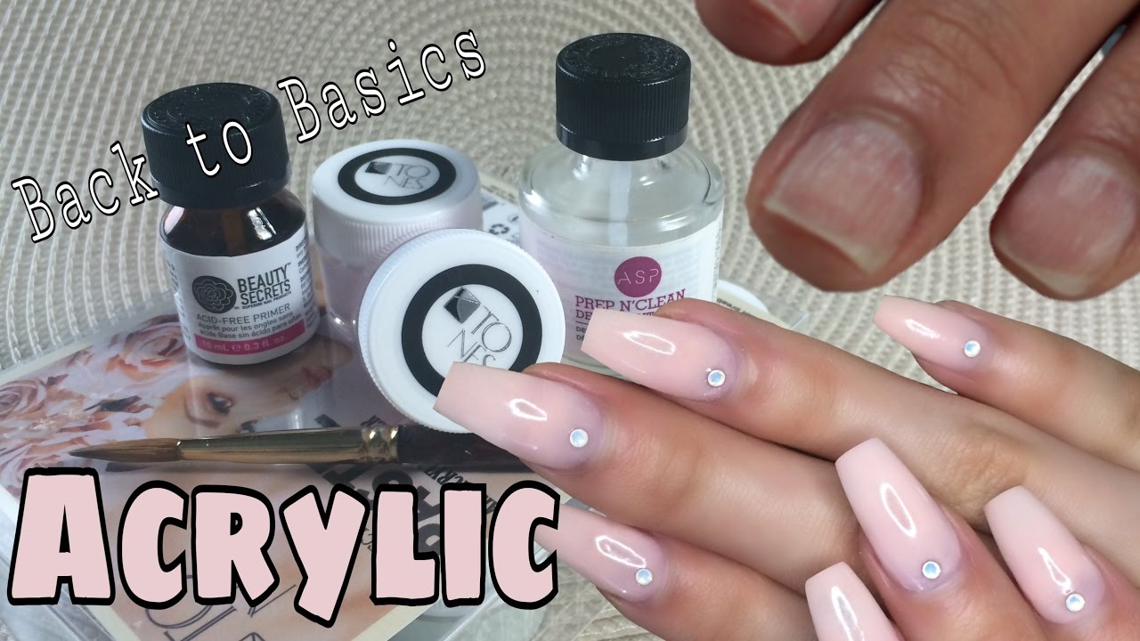 Nude Acrylic Full Set Tutorial | DiamondBeauty.Ca