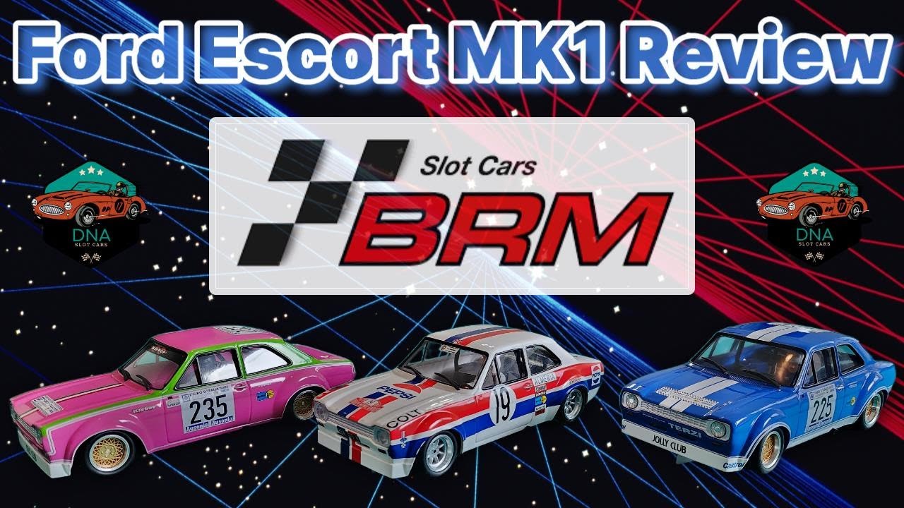BRM Ford Escort MK1 Trio - Unbox, Review & Test !!!  #slotcars #fordescortmk1 @ScaleRacing
