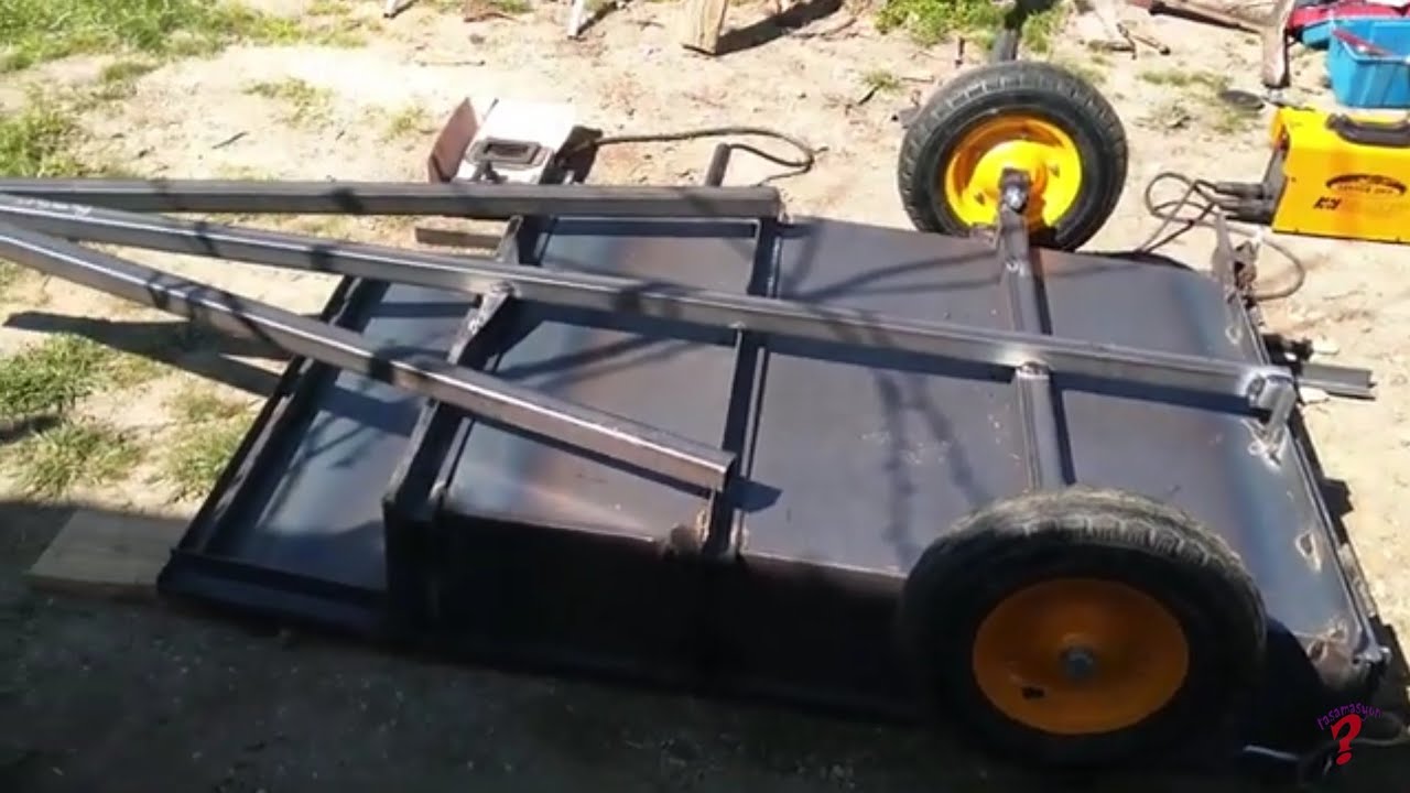 Çapa makinesi römork yapımı - hoe machine trailer construction