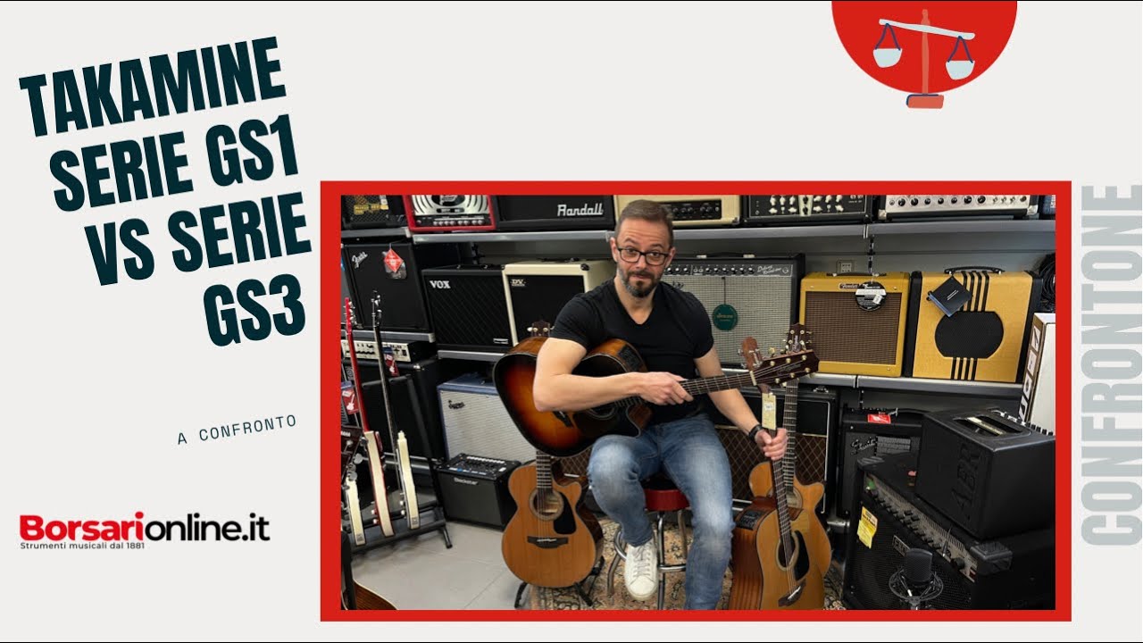 TEST CHITARRE ACUSTICHE ELETTRIFICATE Takamine G Selected A CONFRONTO a cura di borsarionline.it