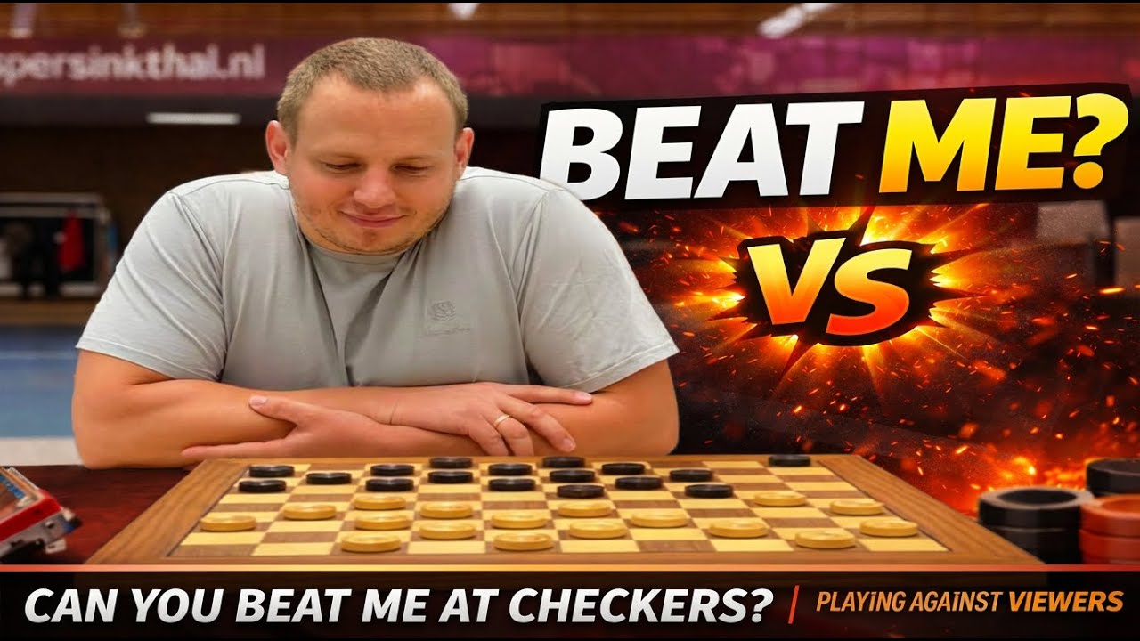 Can You Beat Me at Checkers? | Playing Against Viewers (LIVE)
