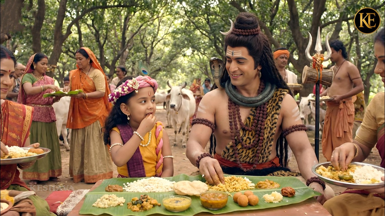 कान्हा महादेव को लेकर आए गोकुल के भंडारे में  सब देखकर हुए हैरान || YMKN ||  यशोमती मईया के नंदलाला