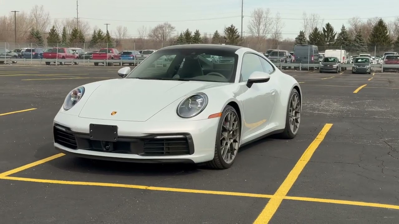 2024 Porsche 911 Carrera 4SFinished in Ice Grey Metallic over Slate Grey leather